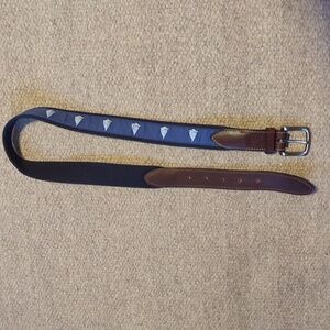 Mens Vineyard Vines sailboat belt size 32